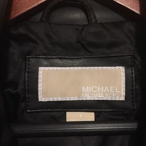 Michael Kors Black Leather Jacket